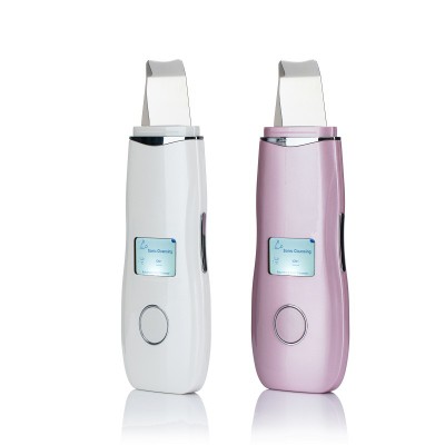 2019 Newest  Ultrasonic Face Cleaner/ Microcurrent Ultrasonic Skin Scrubber